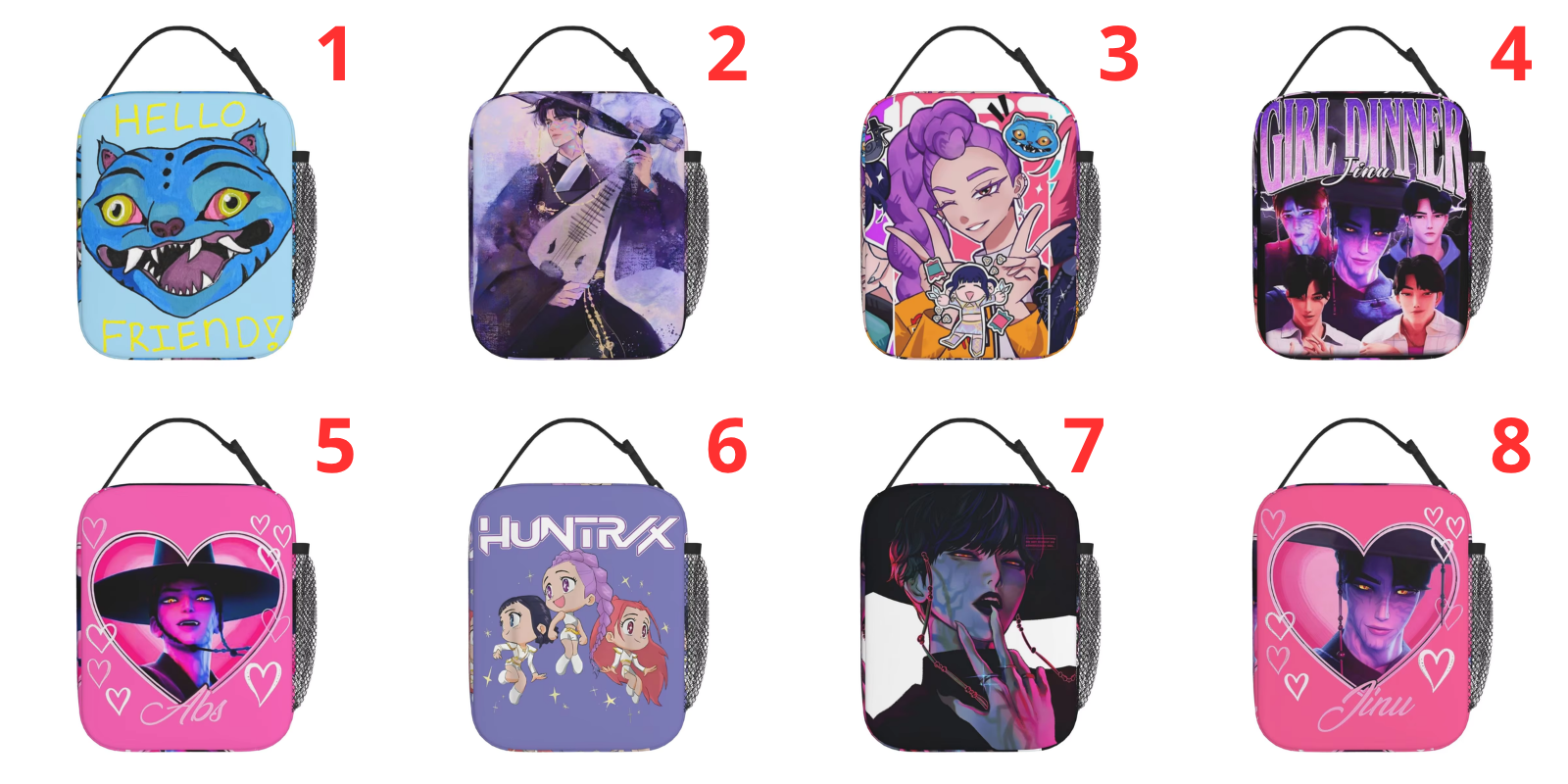 KPop Demon Hunters Kids Lunch Bag |Gift For Kid | Back To School | Students