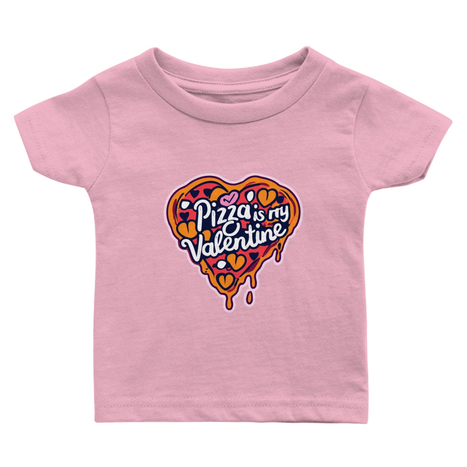 Pizza is my Valentine! Baby T Shirts
