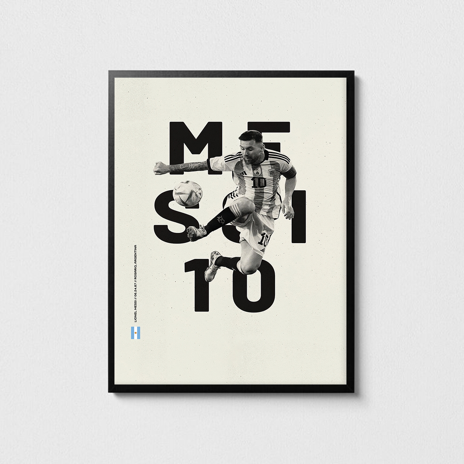 Lionel Messi Poster, Minimalist Poster, Messi Poster, Lionel Messi Print