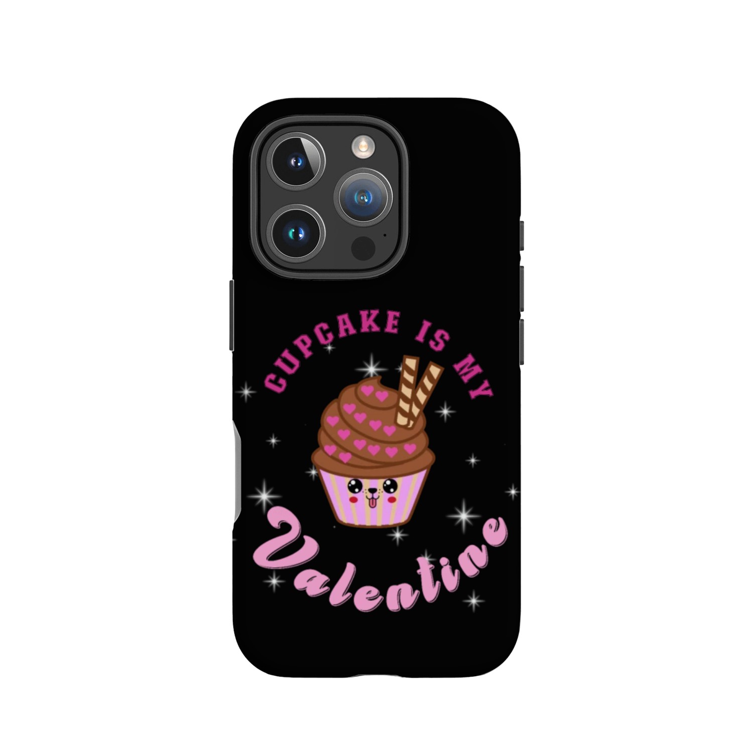 cupcake is my valentine IPhone Cases