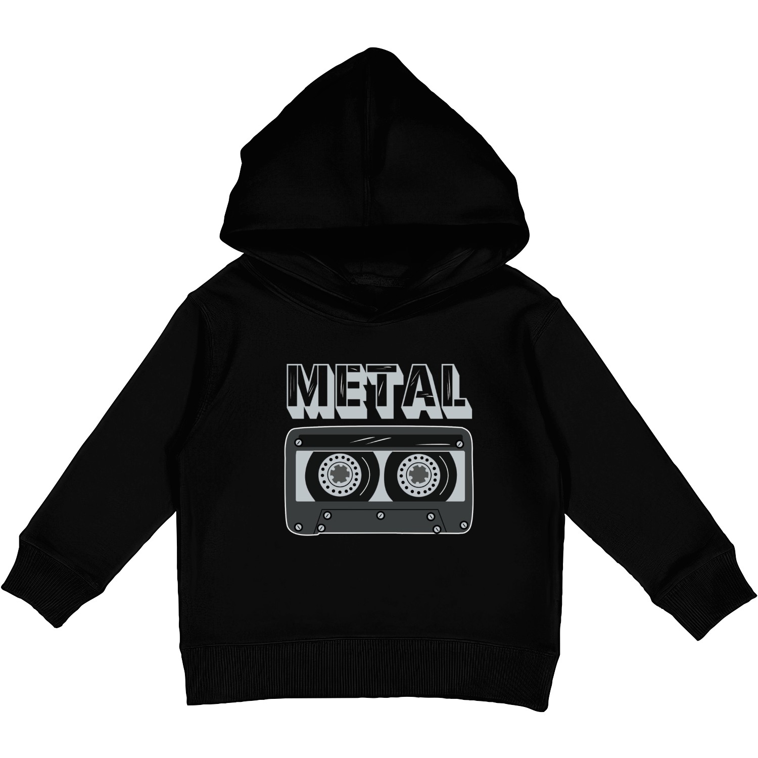 Metal Cassette Radio Kids Pullover Hoodies