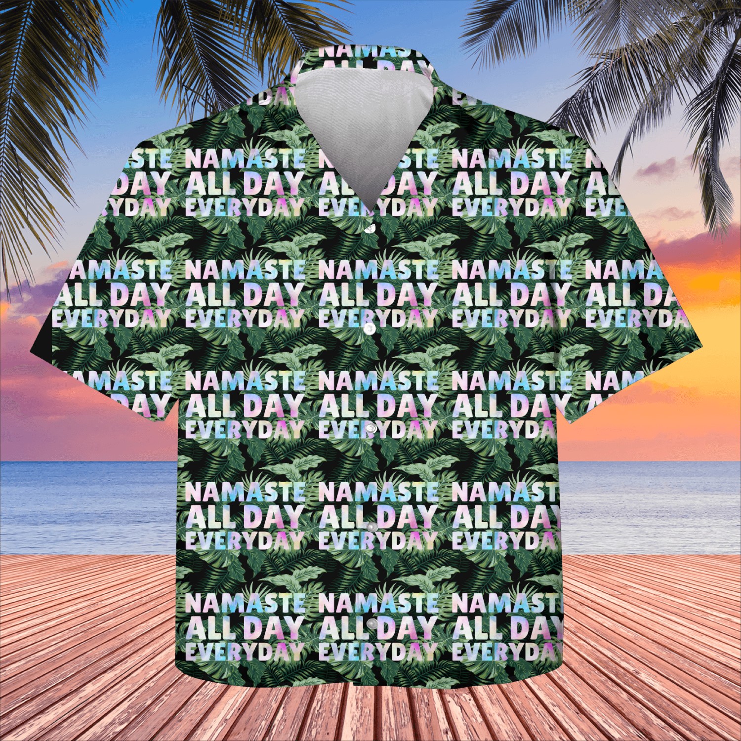 Namaste all Day, Everyday Kids Hawaiians