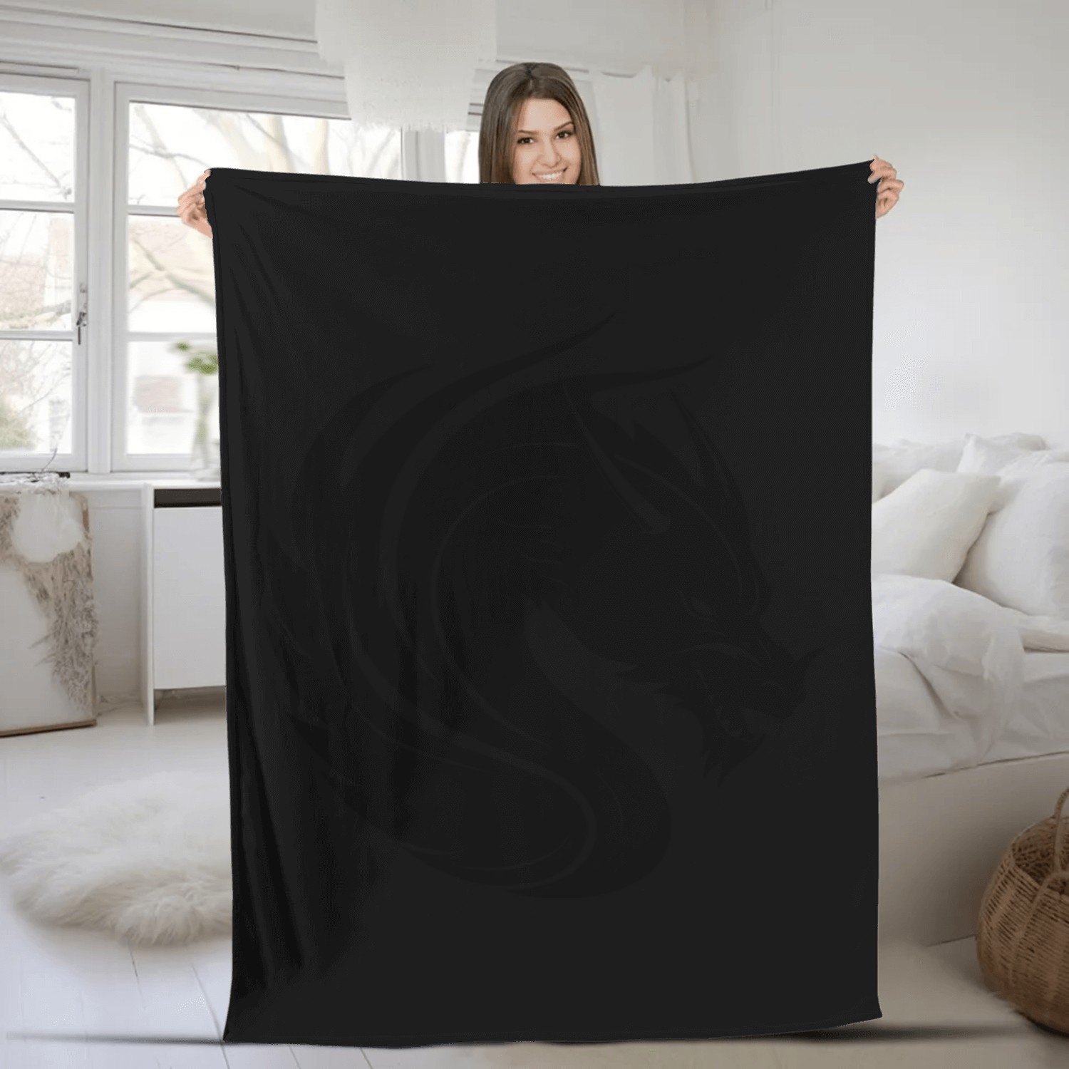 Dragon Mythical Fantasy Serpent Fleece Blankets