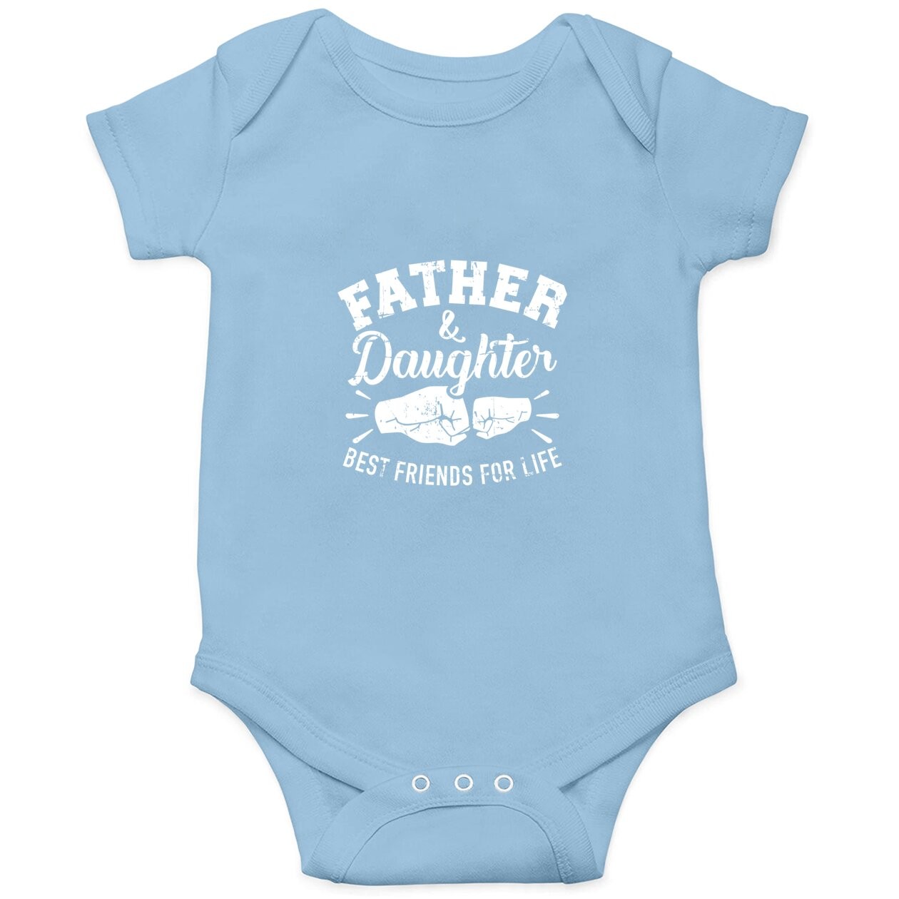 Father And Daughter Best Friends For Life Baby Bodysuit