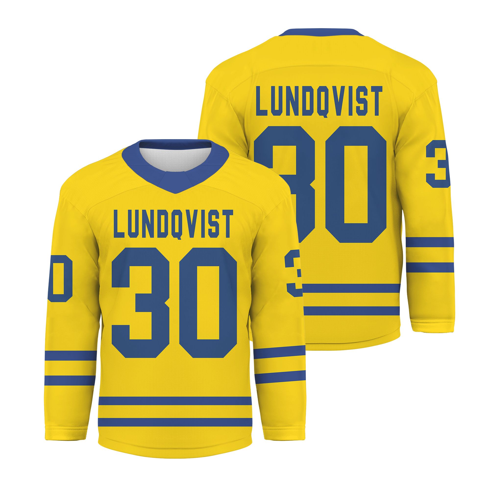 Henrik Lundqvist Jersey Team Sweden Retro Ice Hockey Jerseys Sport Sweater All Stitched Mens Size M-3XL