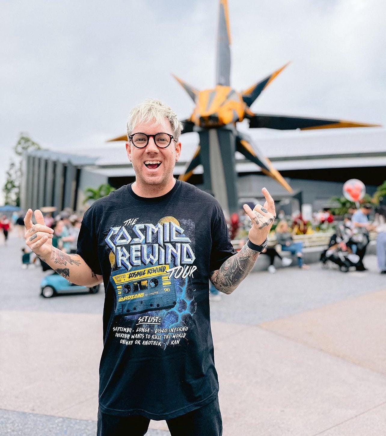 Cosmic Rewind Tee, Theme Park Tshirt, WDW Inspired Shirt, Rollercoaster Design