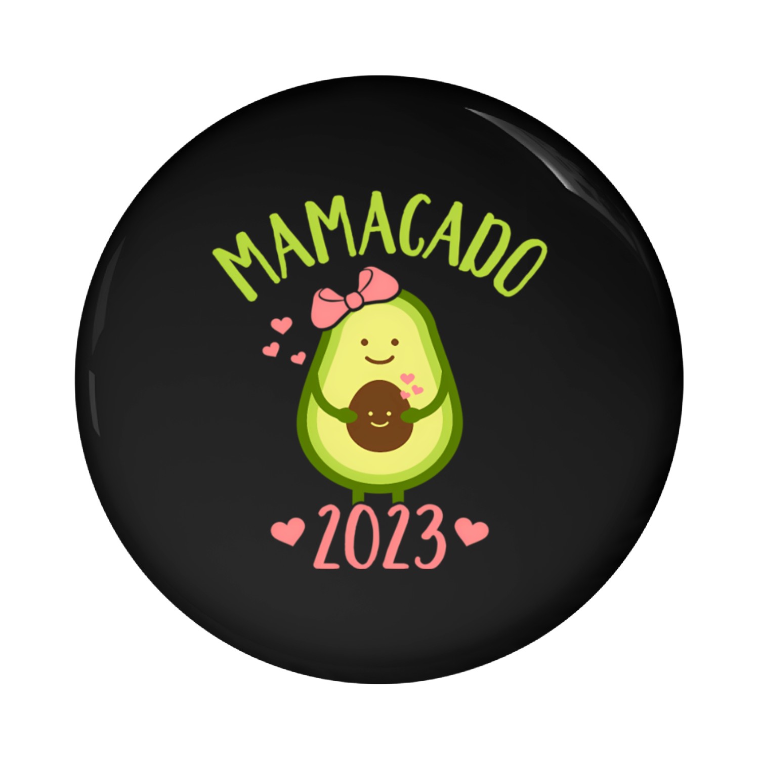 Mamacado 2023 For Pregnancy Announcement Pin Buttons