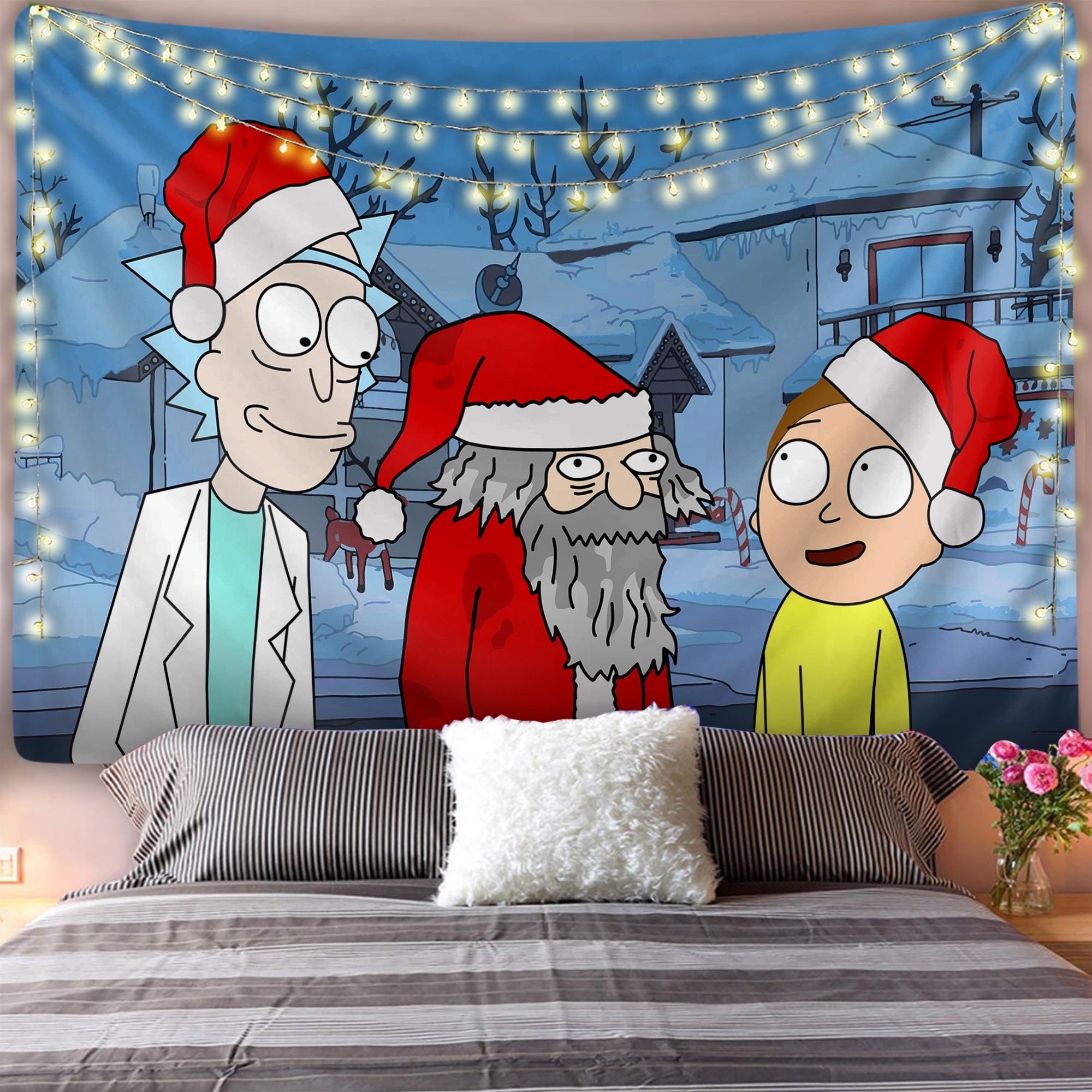 Merry Rickmas Tapestry