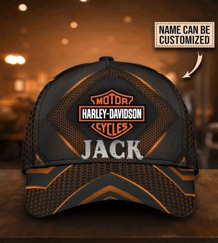 Personalized Harley Motor Racing Davidson Classic Cap Gift