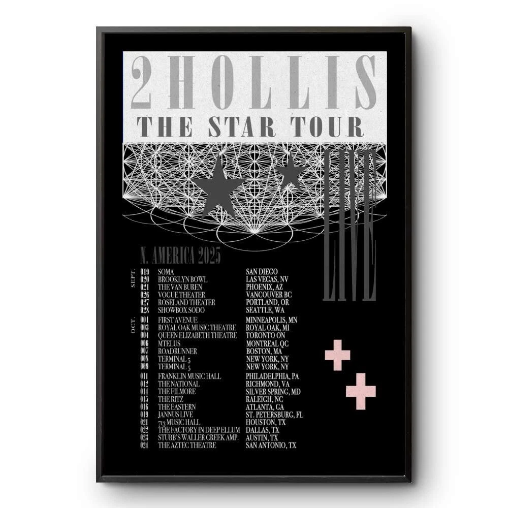 2Hollis The Star Tour 2025 Poster
