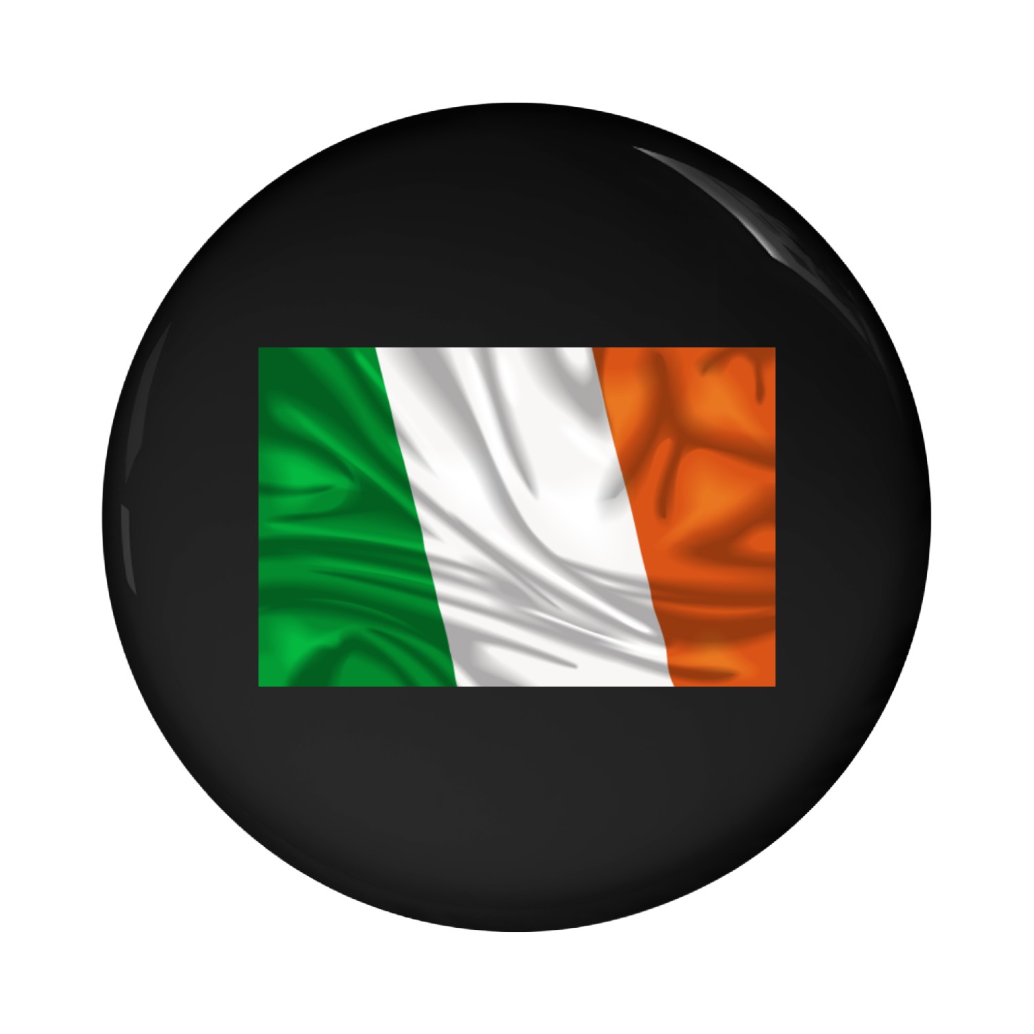 Irish Flag Pin Buttons