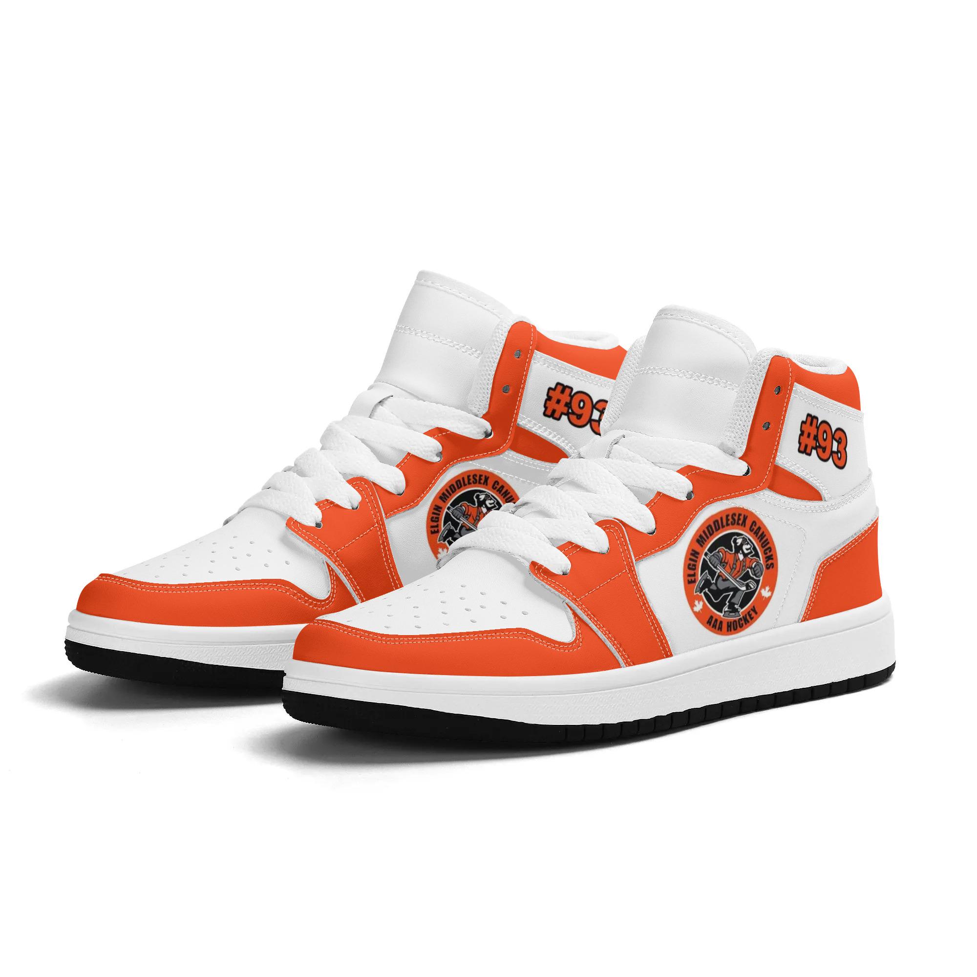 Elgin Middlesex Canucks Basketball Shoes | Men High-Top Sneakers