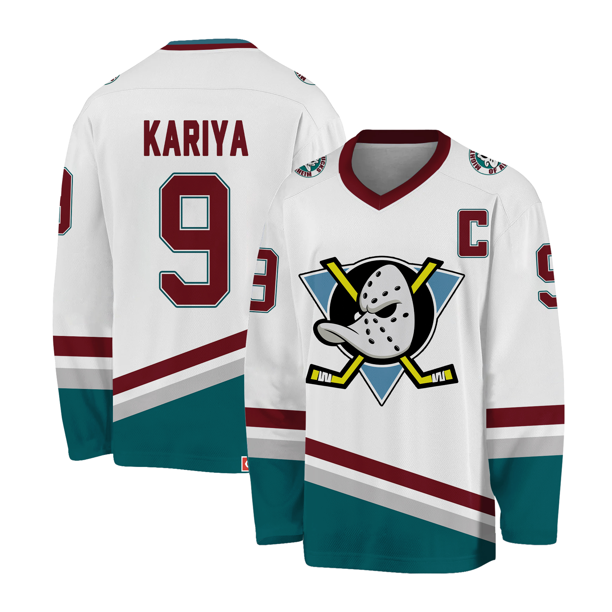 Paul Kariya Anaheim Mighty Ducks Throwback Away Jersey Men