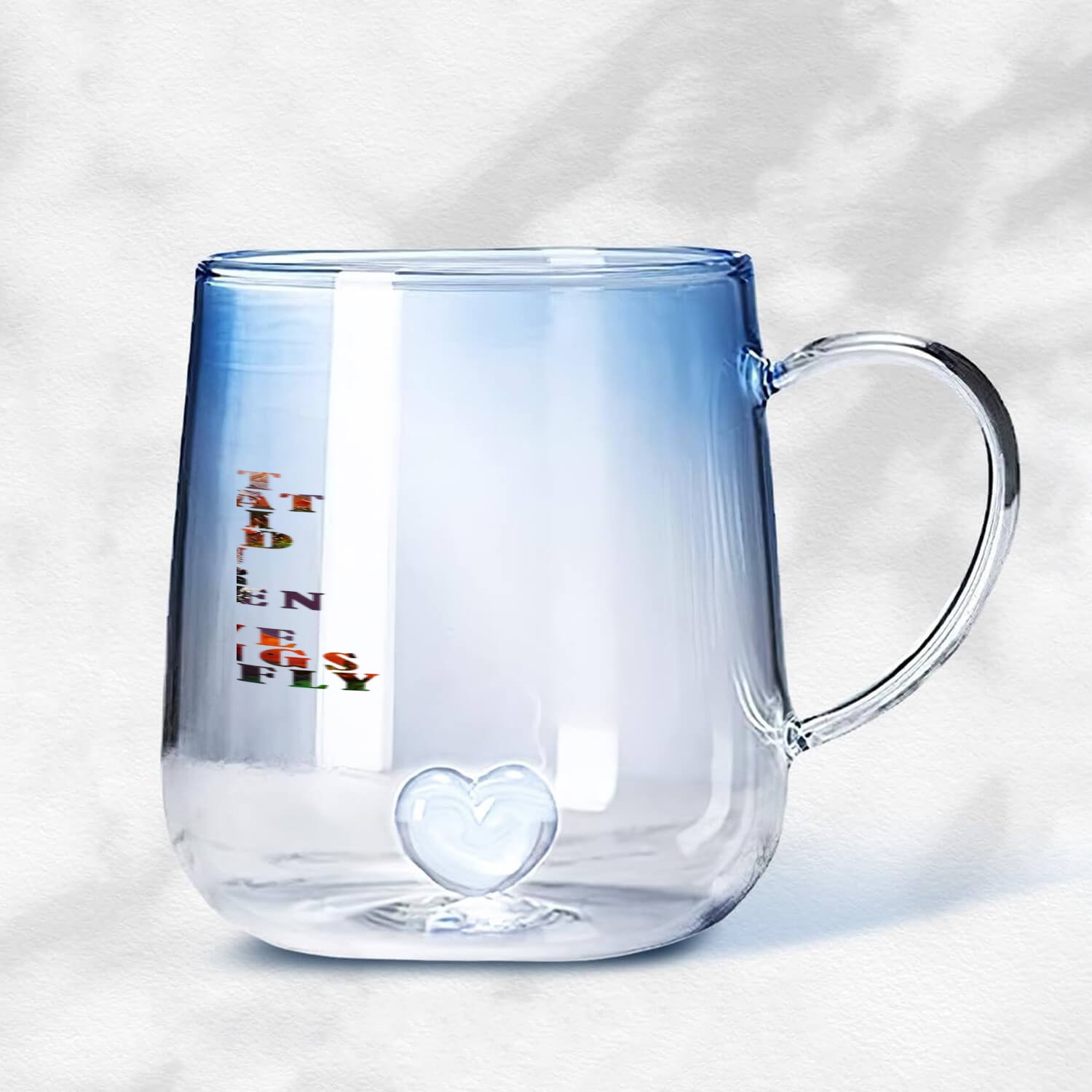 I Have Wing To Fly Frida Kahlo Women Empower 4666 Gradient Glass Mugs