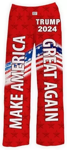 BRIEF INSANITY Pants TRUMP 2024 MAKE AMERICA GREAT AGAIN