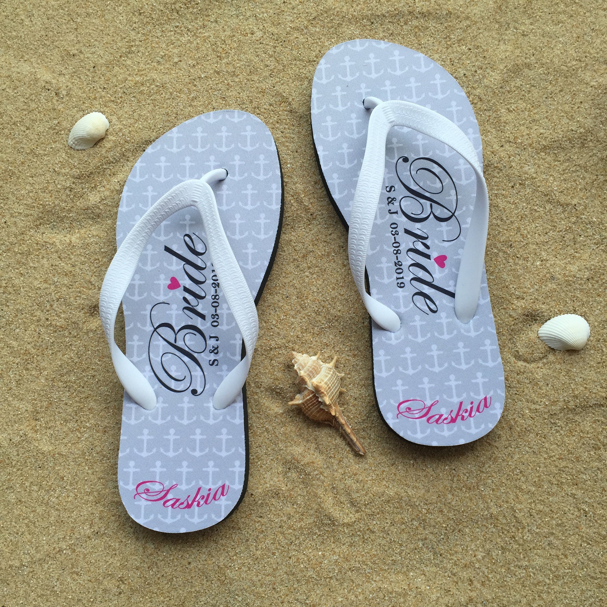 Bride flip flops, Custom flip flops, Bridal flip flops, Personalized flip flops, Wedding flip flops, Bride flip flops for wedding