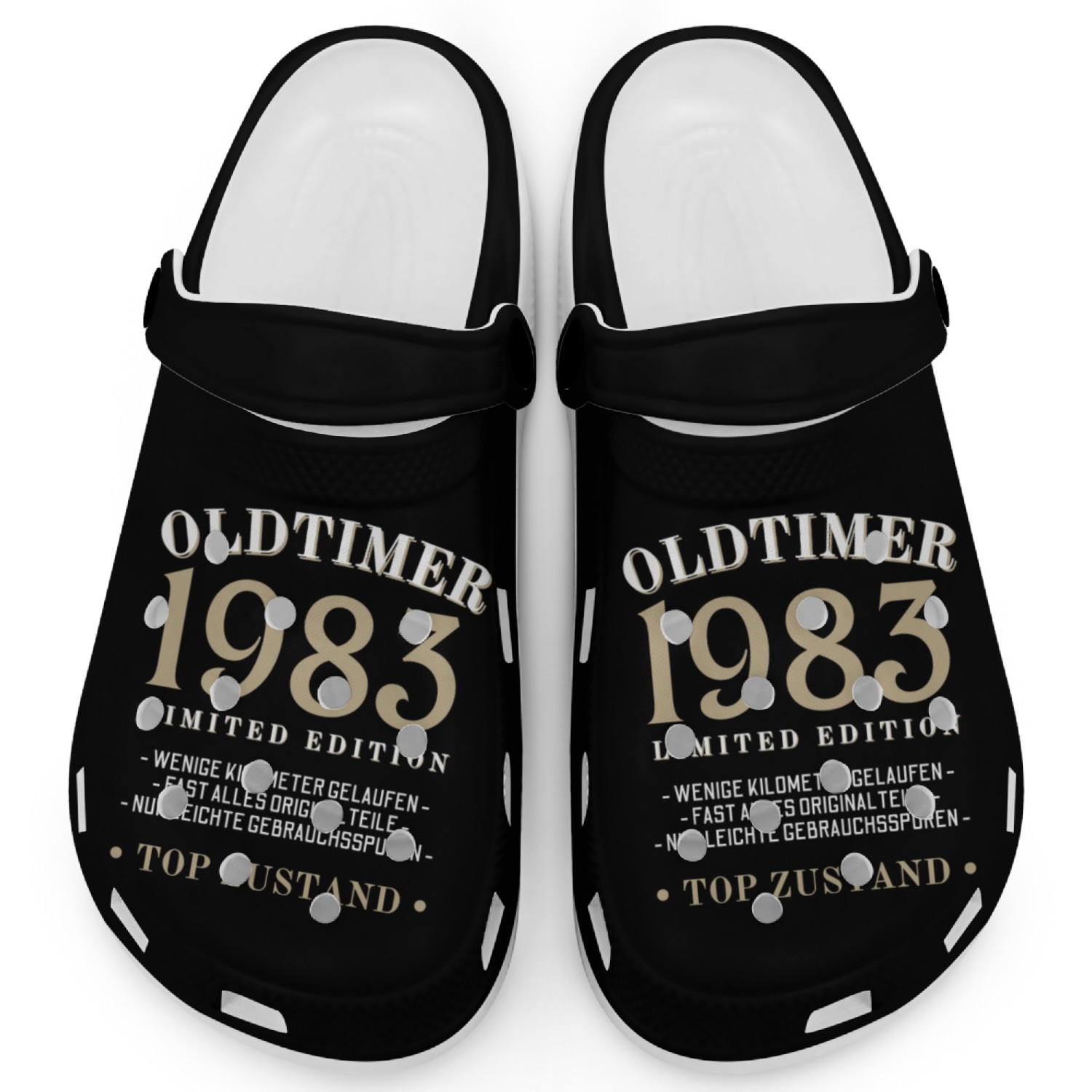 40th Birthday Vintage 1983 Clogs