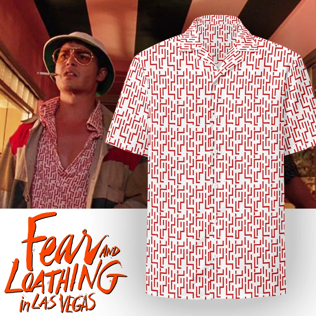 Fear & Loathing Button Shirt Movie Replica Costume