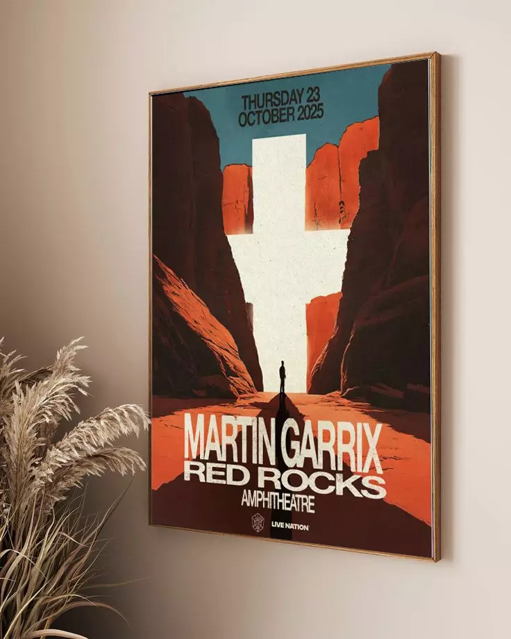 Poster Martin Garrix Tour Red Rocks October 23, 2025