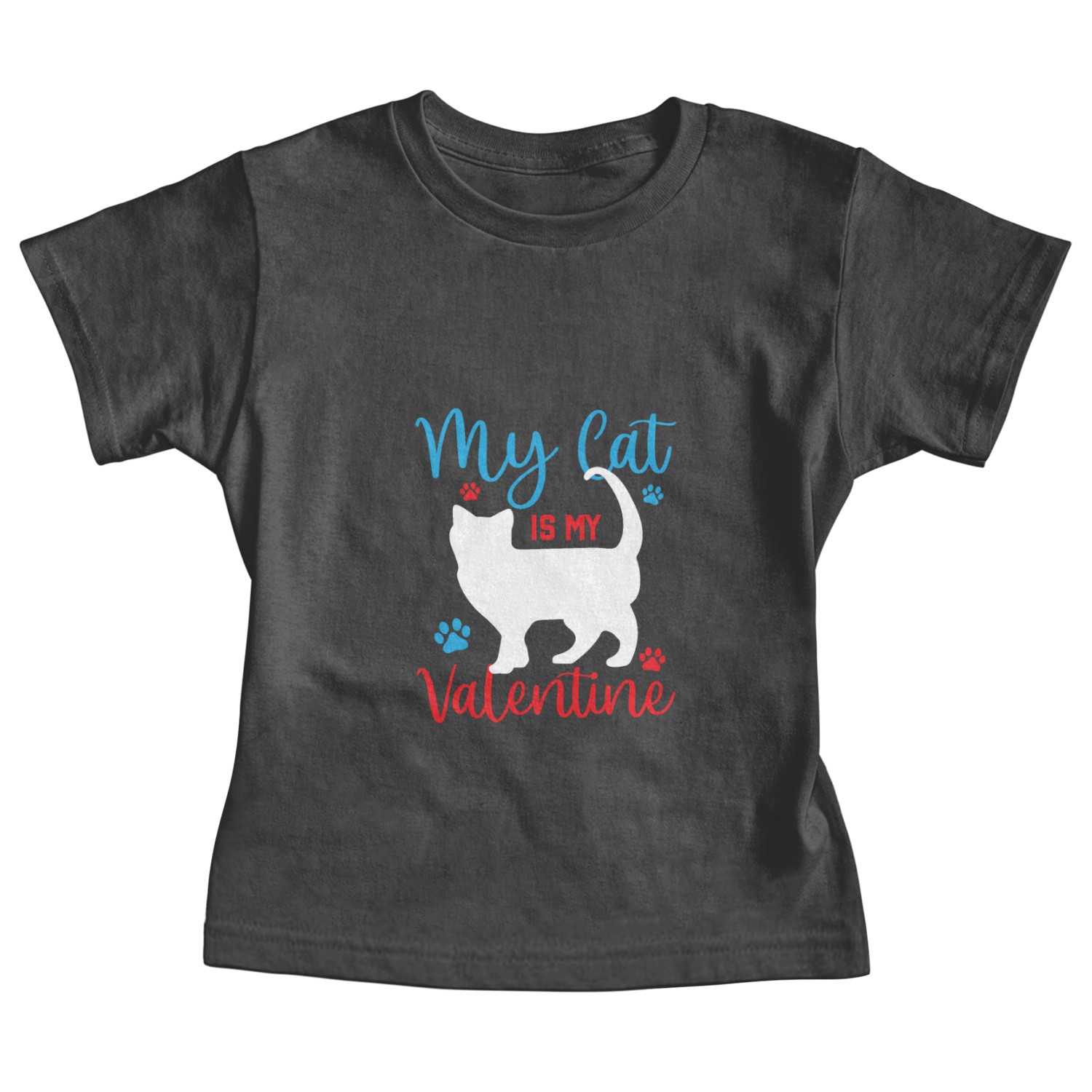 My Cat is my Valentine Baby Tees