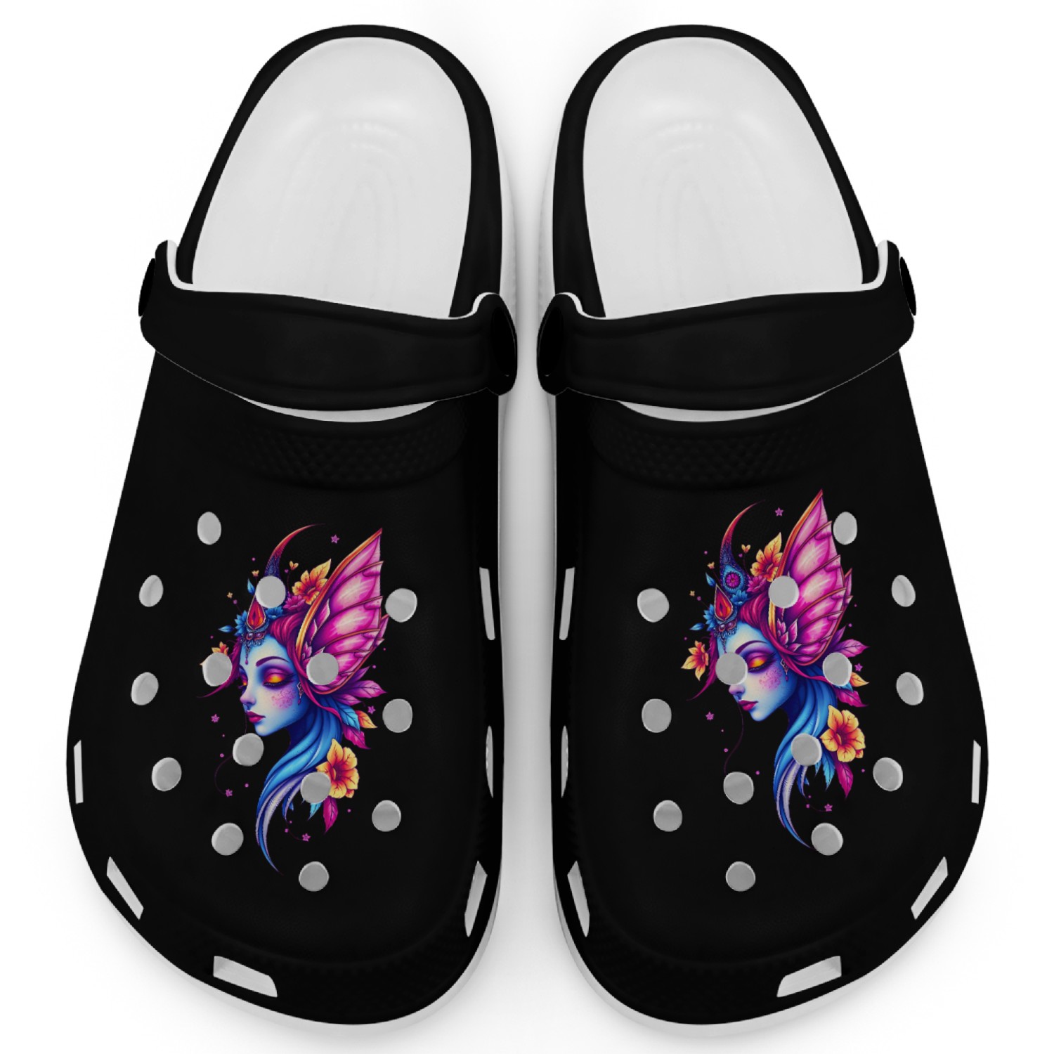 Cool Fairy Face Clogs