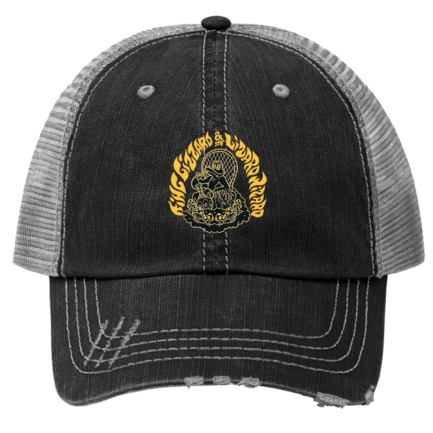 King Gizzard The Lizard Gift Wizard Trucker Hat