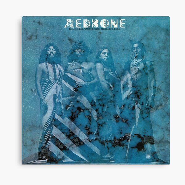 Redbone: Beaded Dreams Through Turquoise Eyes Canvas