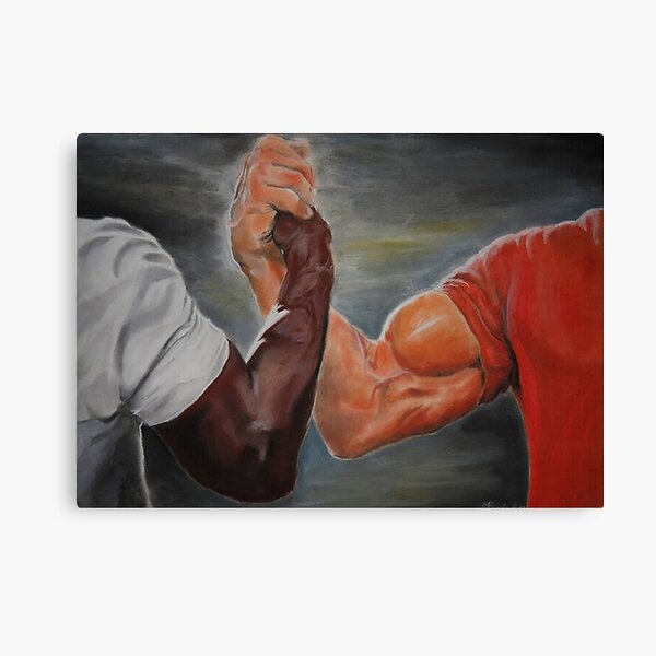Epic Handshake Meme classic Canvas