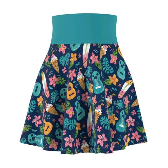 Ohana Tropical Aloha Skater Skirt