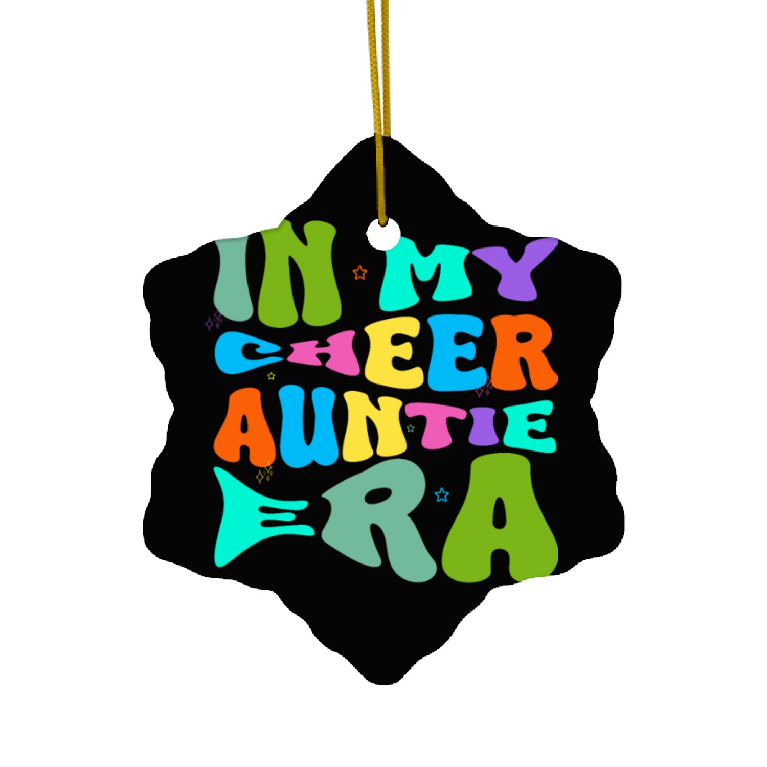 In My Cheer Auntie Era Ceramic Ornaments