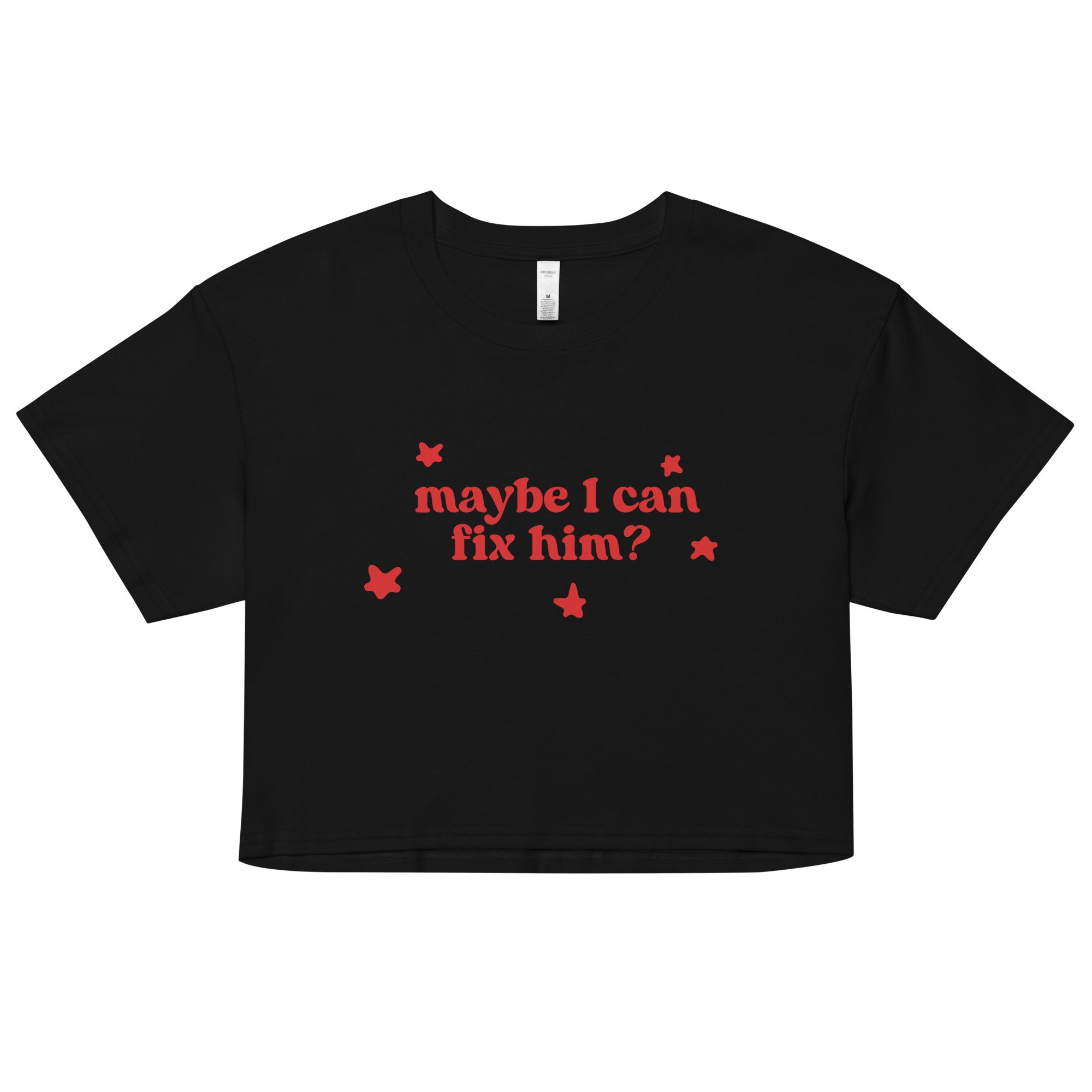 Maybe I can Fix him? (Relaxed Fit) Crop Top