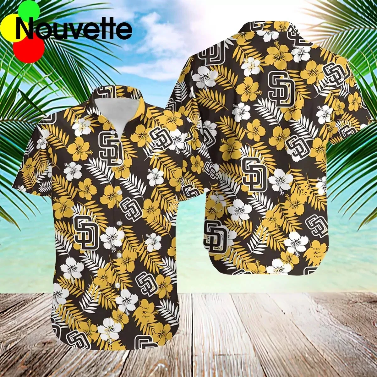 San Diego Baseball Team Padress Hawaiian Shirt