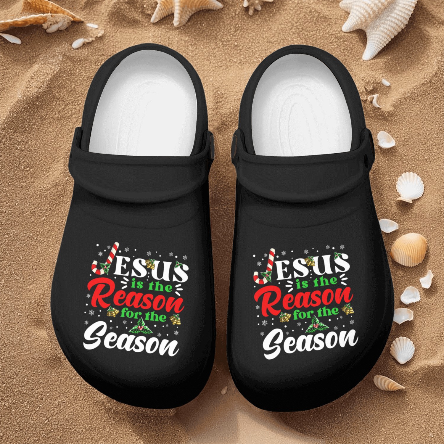 Jesus Is The Reason For The Season Christmas Nurse Clogs