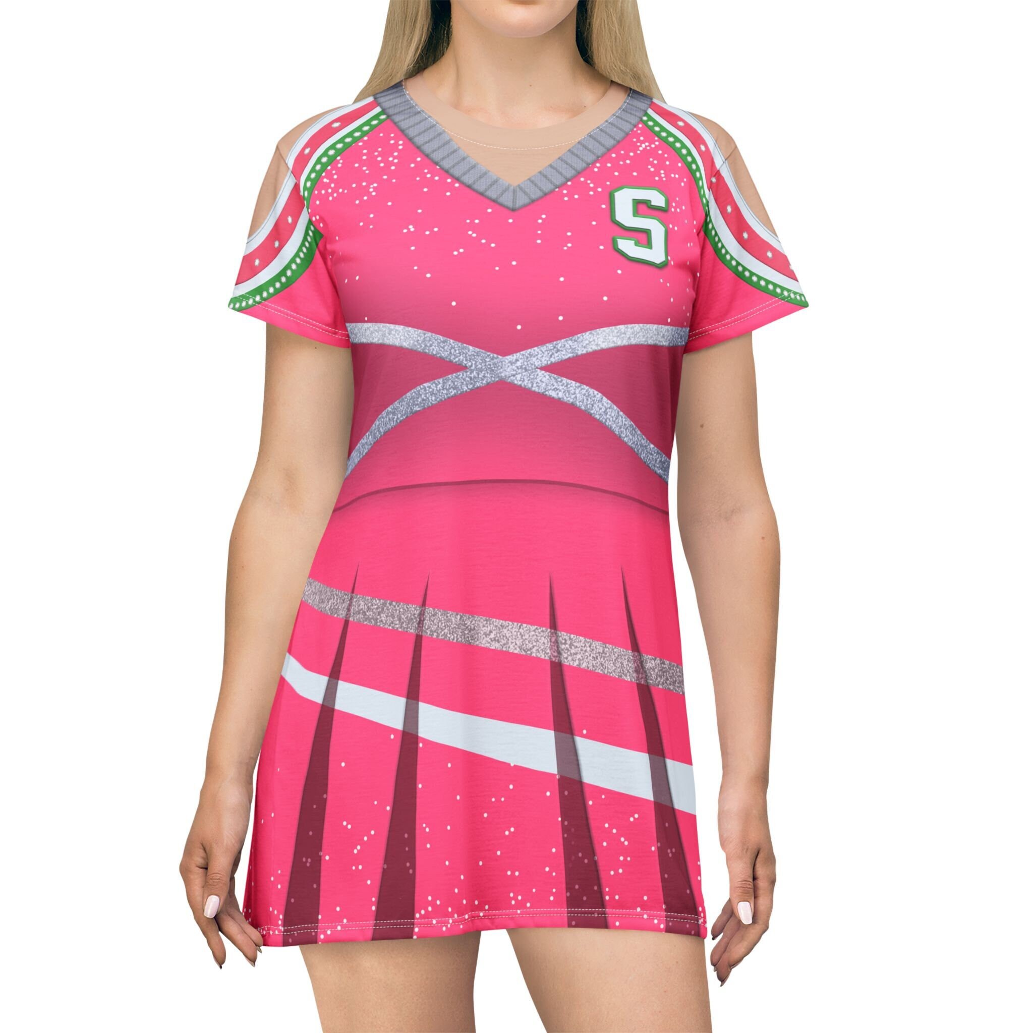 Z-O-M-B-I-E-S, Addison Cheerleader Short Sleeve Dress, Zombies The Re-Animated Series Character Costume, Halloween Sweatshirt, Seabrook High