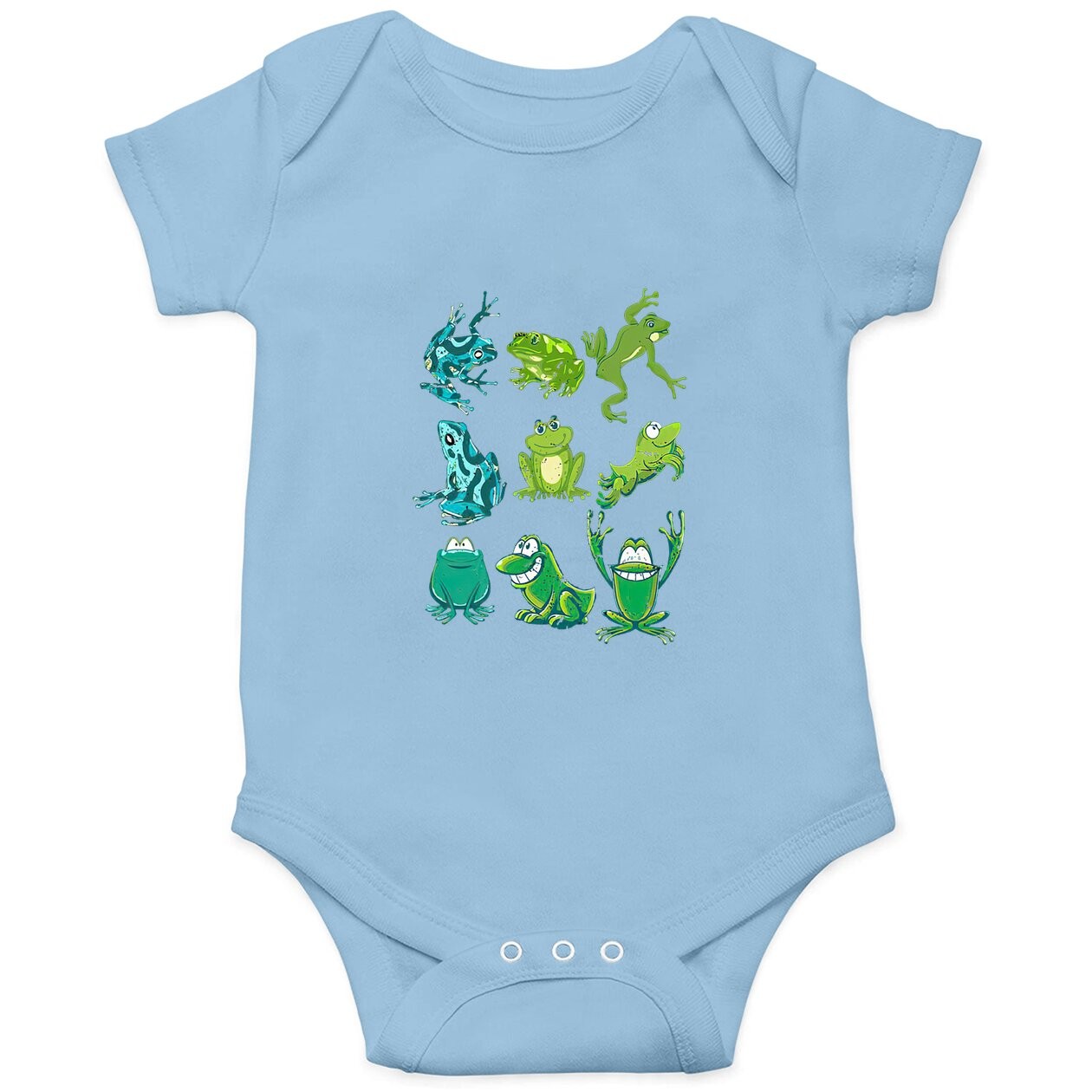 Rainforest Amphibian Gift Idea Cute Frog Baby Bodysuit