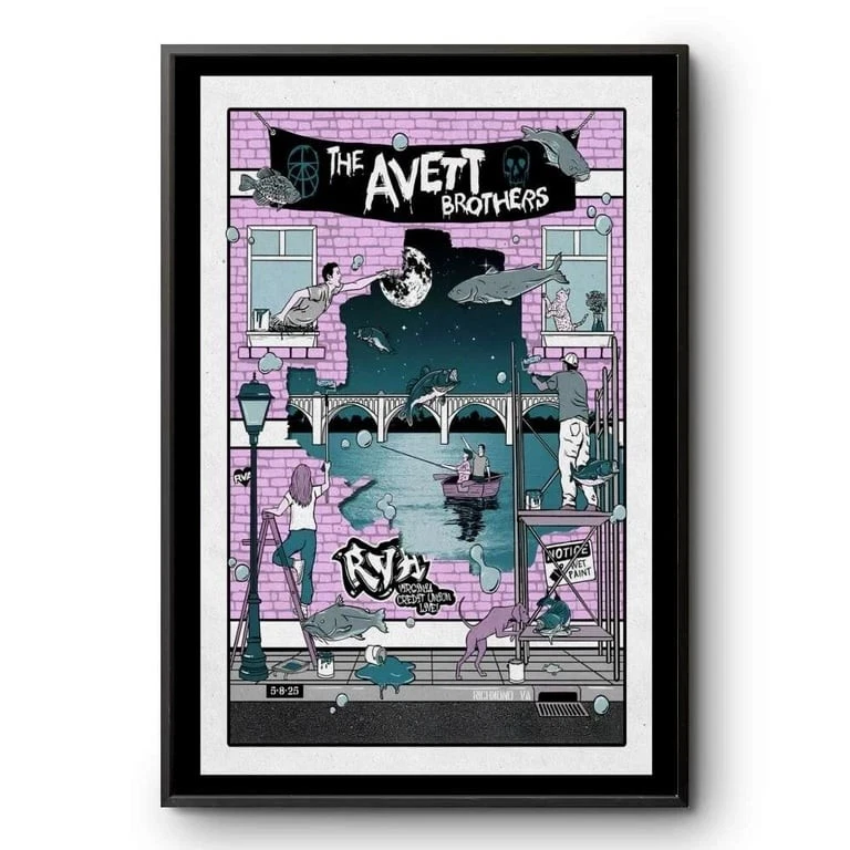 The Avett Brothers Tour May 08, 2025 Richmond, VA Poster