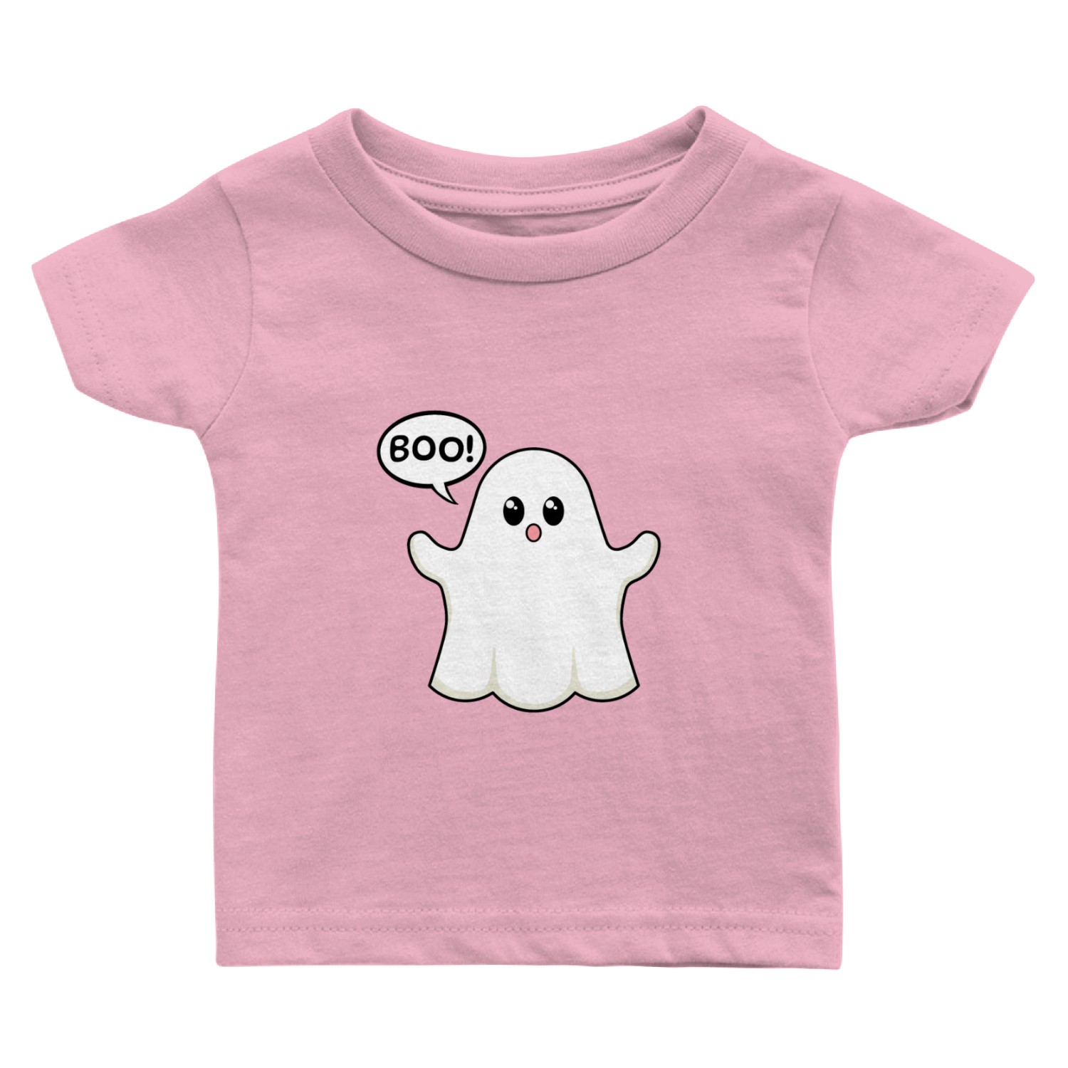 Cute Ghost Boo Happy Halloween Gift for Kids Baby T Shirts