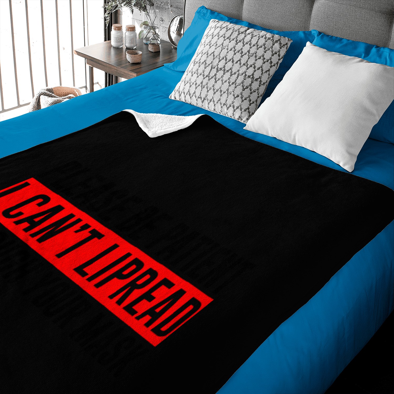 Please Be Patient, I Can't Lipread Your Mask Baby Blankets
