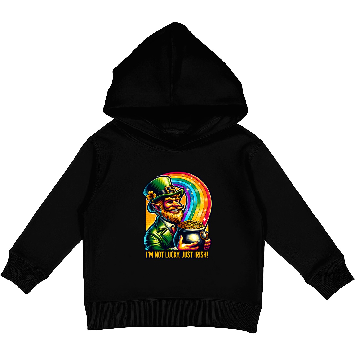 I am Not Lucky, Just Irish Kids Pullover Hoodies