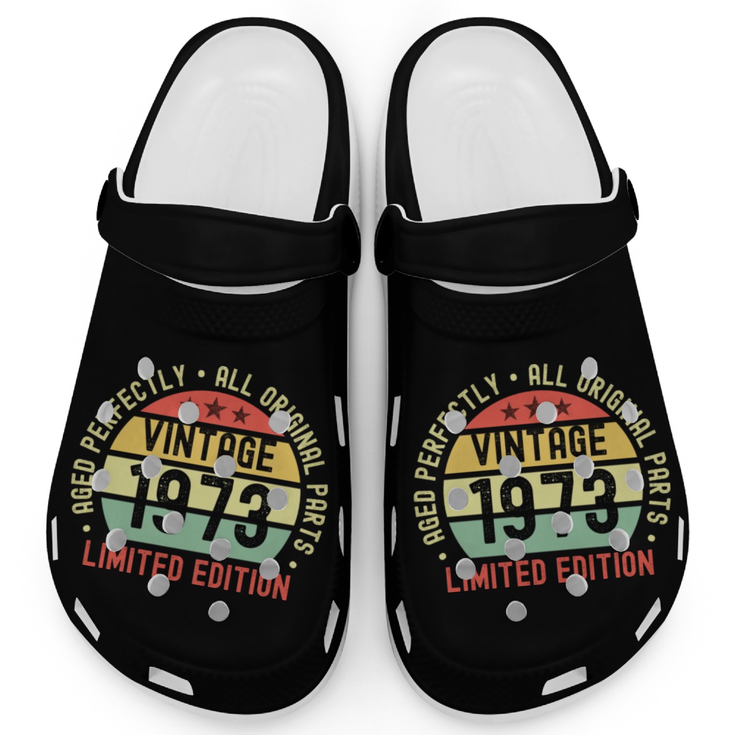50th Birthday Vintage 1973 Clogs