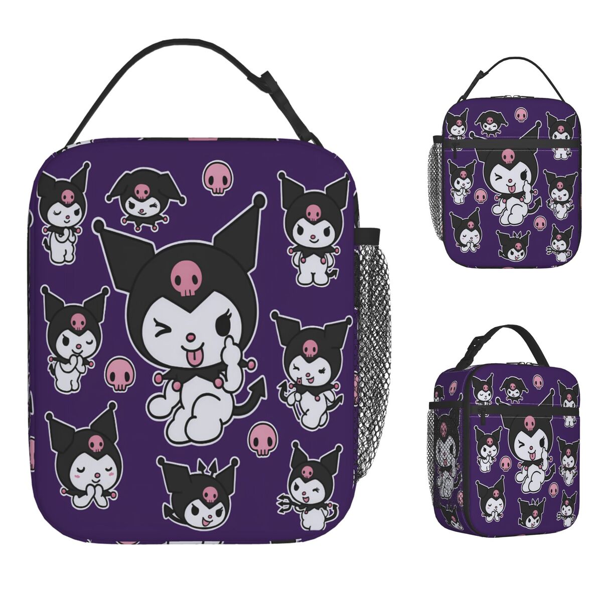 Kuromi Cute Cartoon Lunch Bag