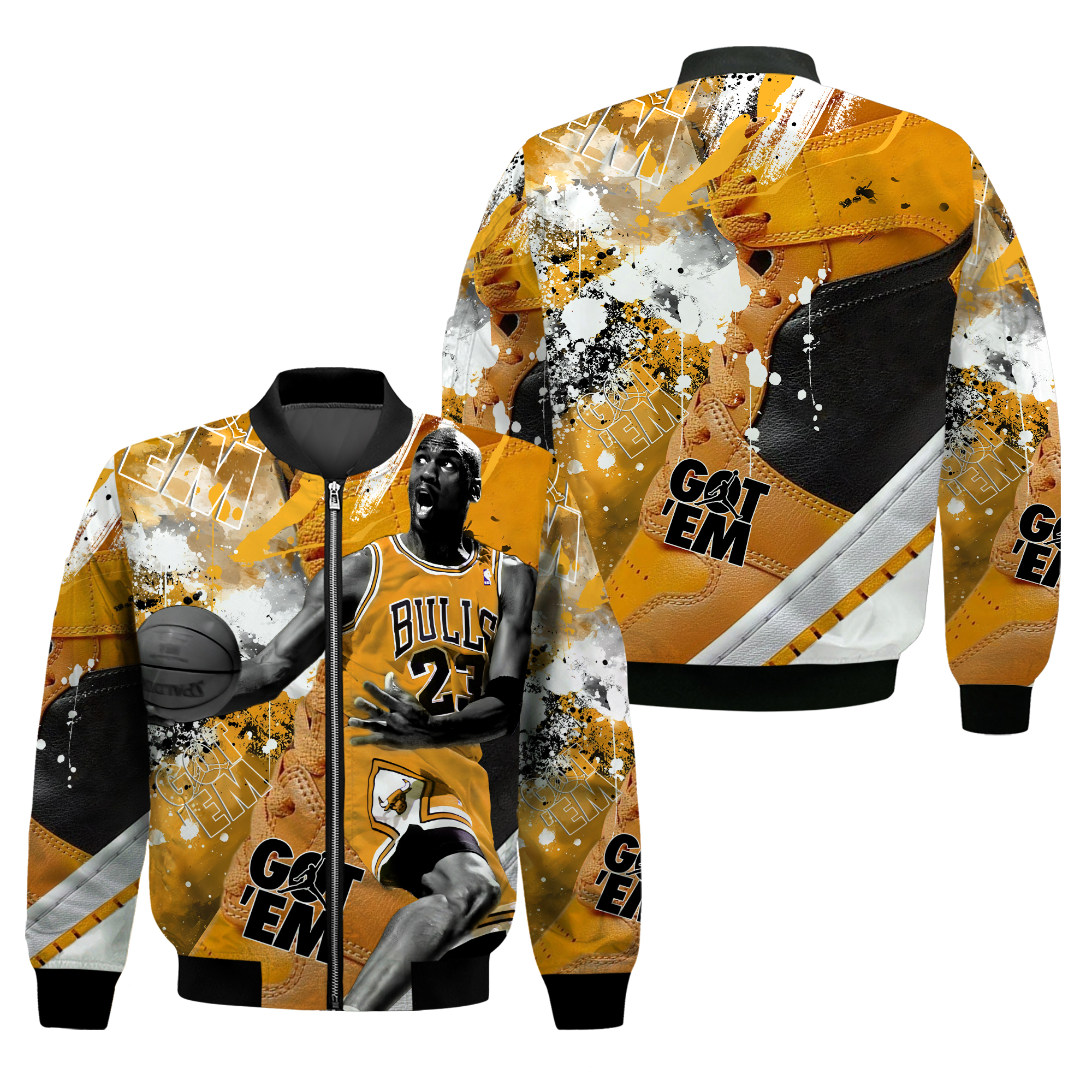 Got Em Shoes Goat Men's Bomber Jacket