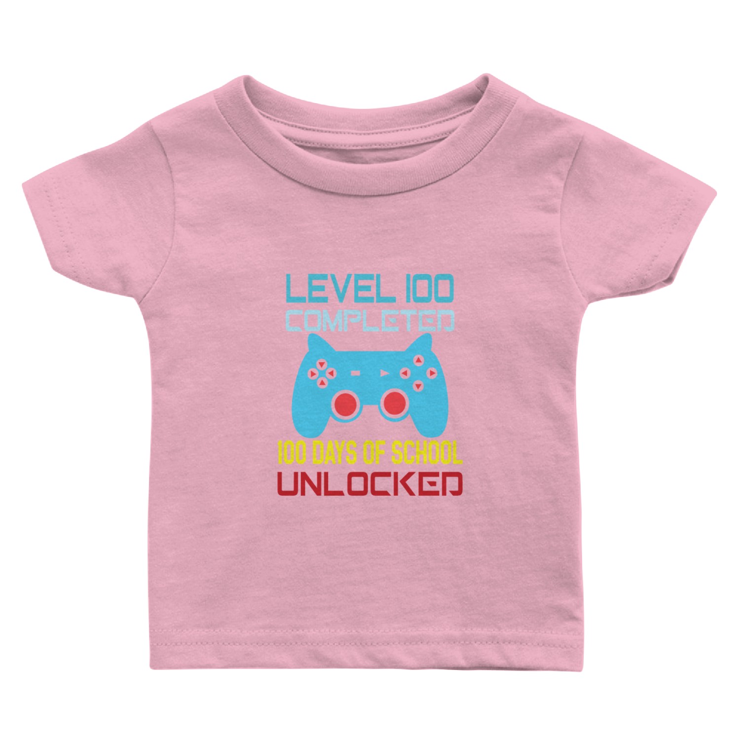 Level 100 completed 100 days of school unlocked Baby T Shirts