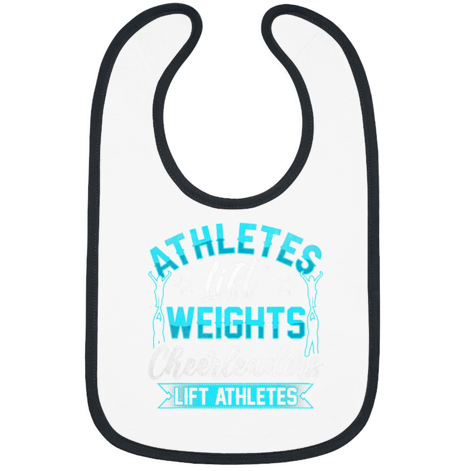 Athletes Lift Weights Cheerleaders Lift Athletes Bibs
