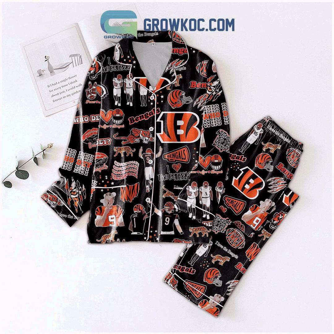 Cincinnati Bengals Jungle Pajamas Set