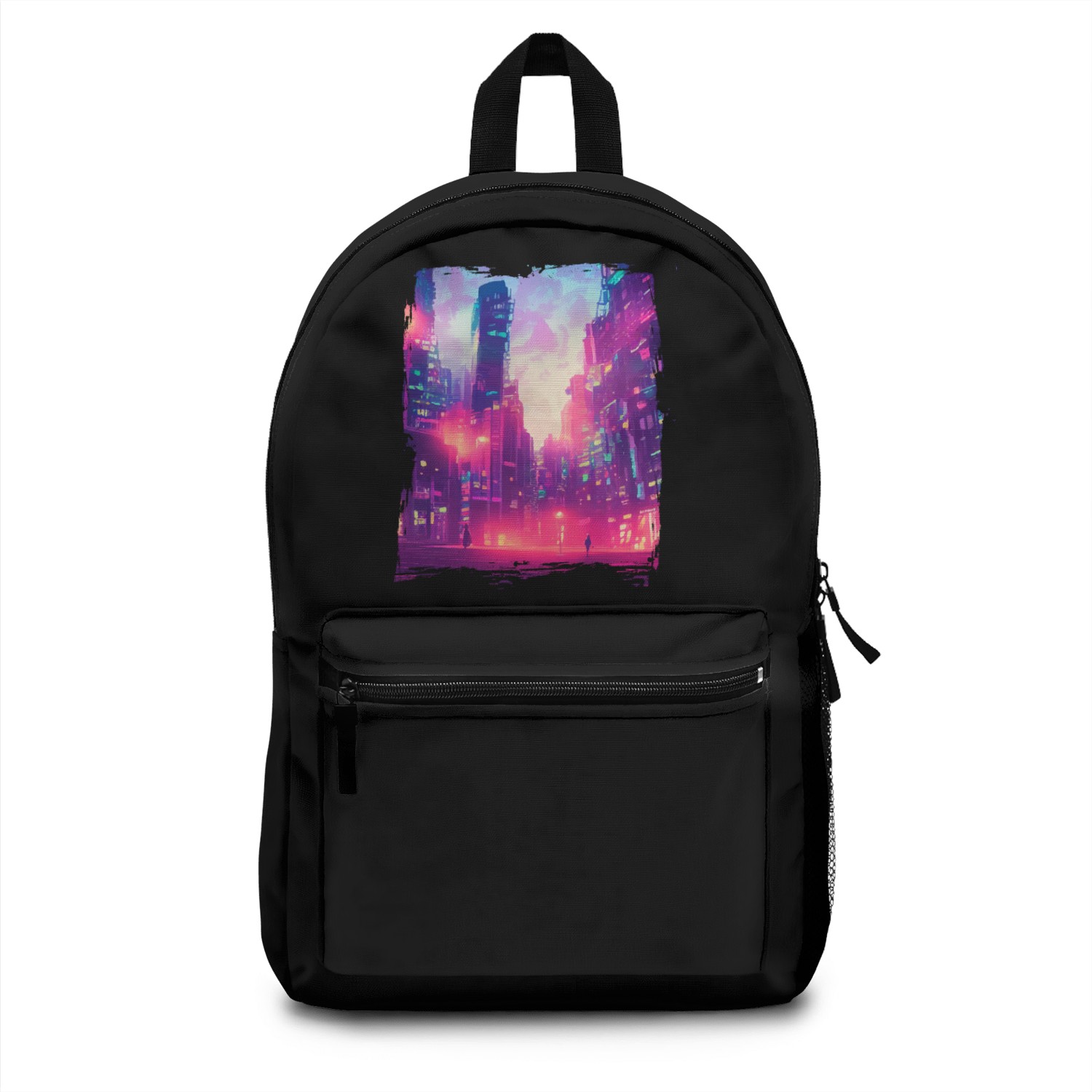 Cool Japanese World Japan Neon City Backpacks