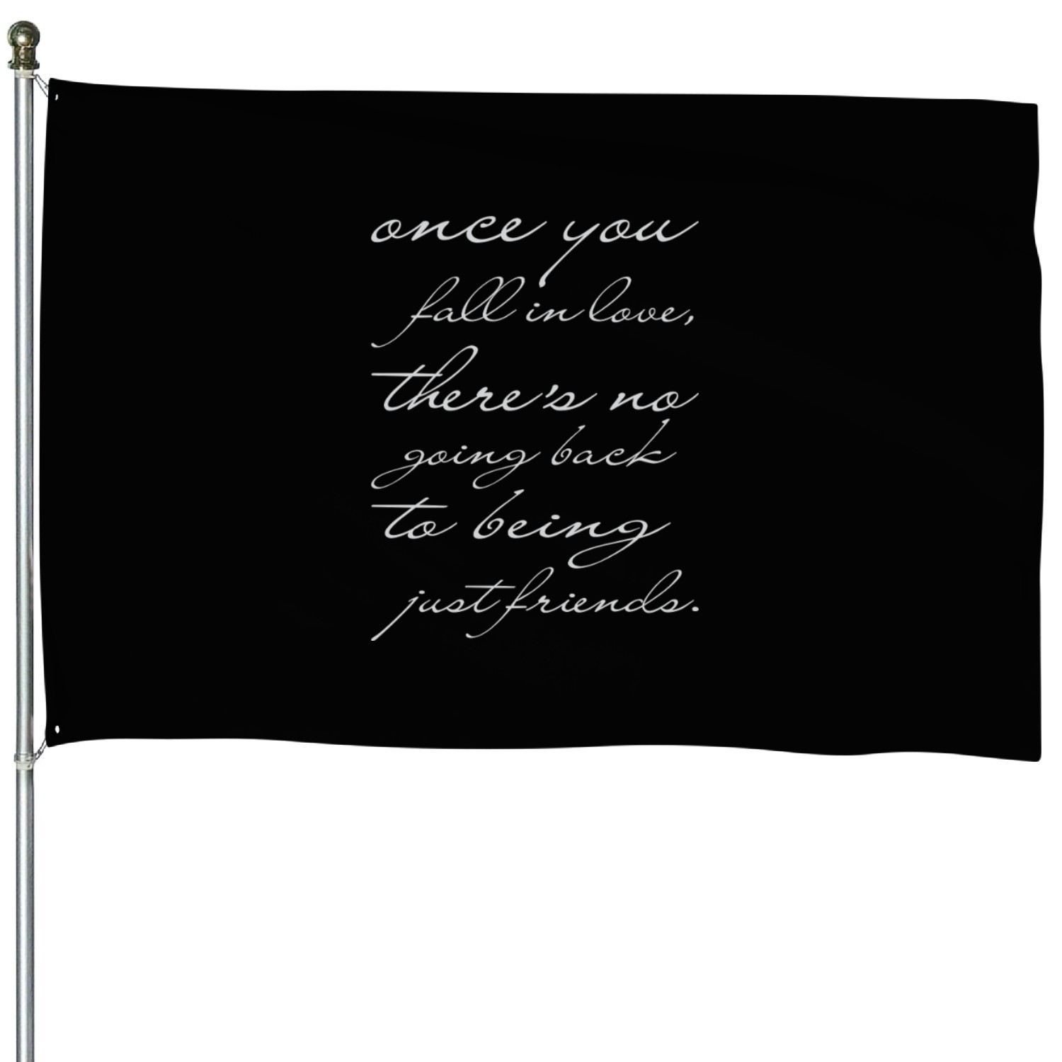 Once You Fallin Love Theres No Going Back Friends House Flags