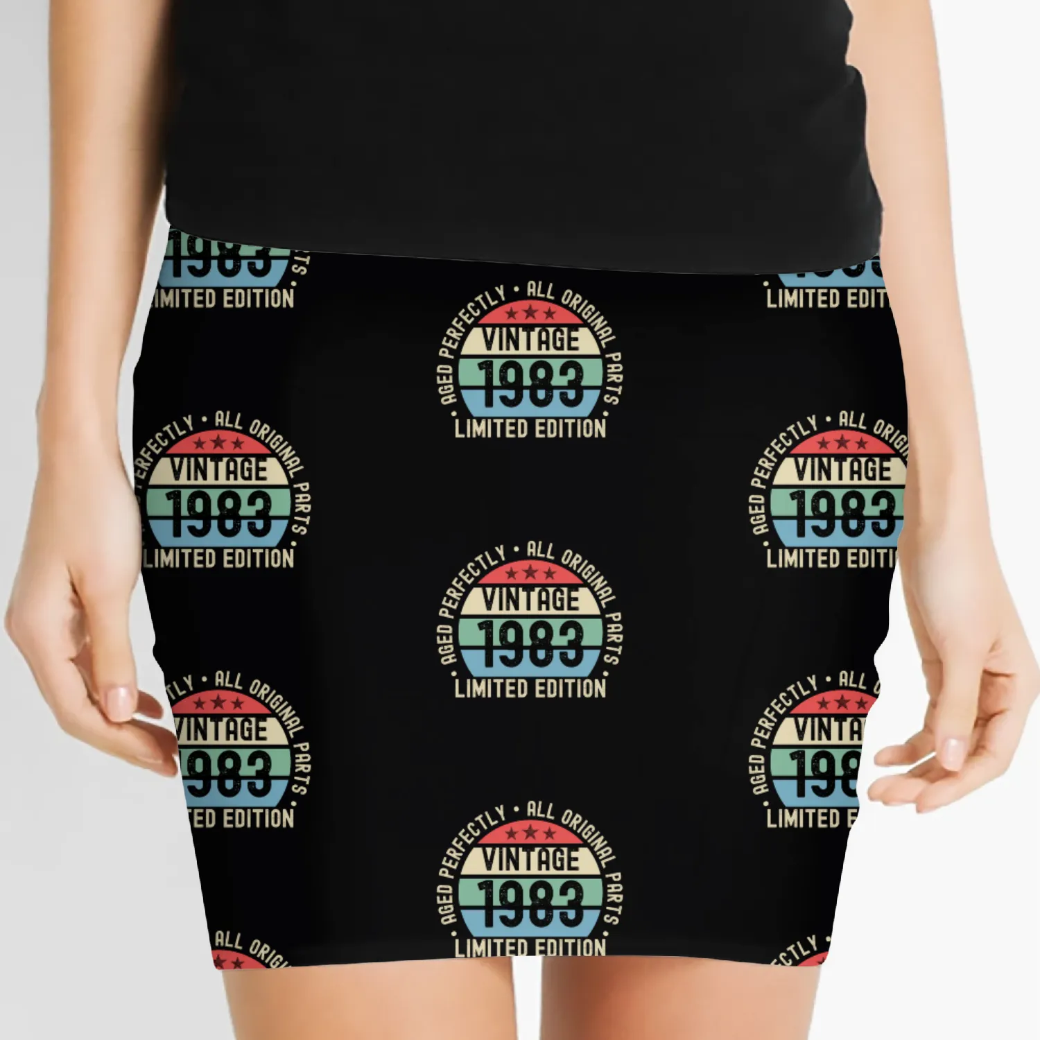 40th Birthday Vintage 1983 Women's Mini Skirts