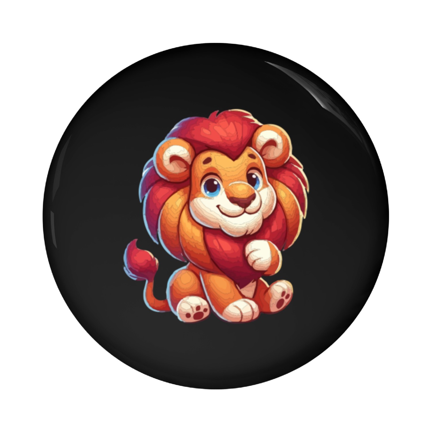 King of the Jungle Pin Buttons