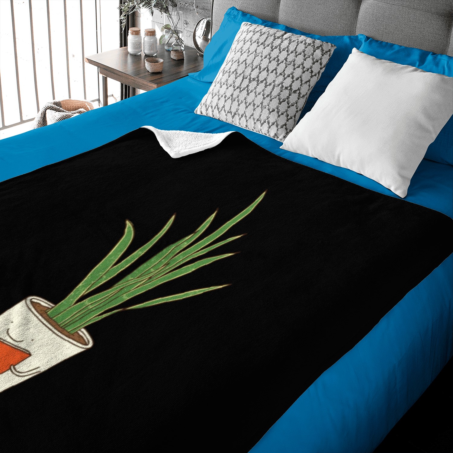 Indoor Plant Baby Blankets